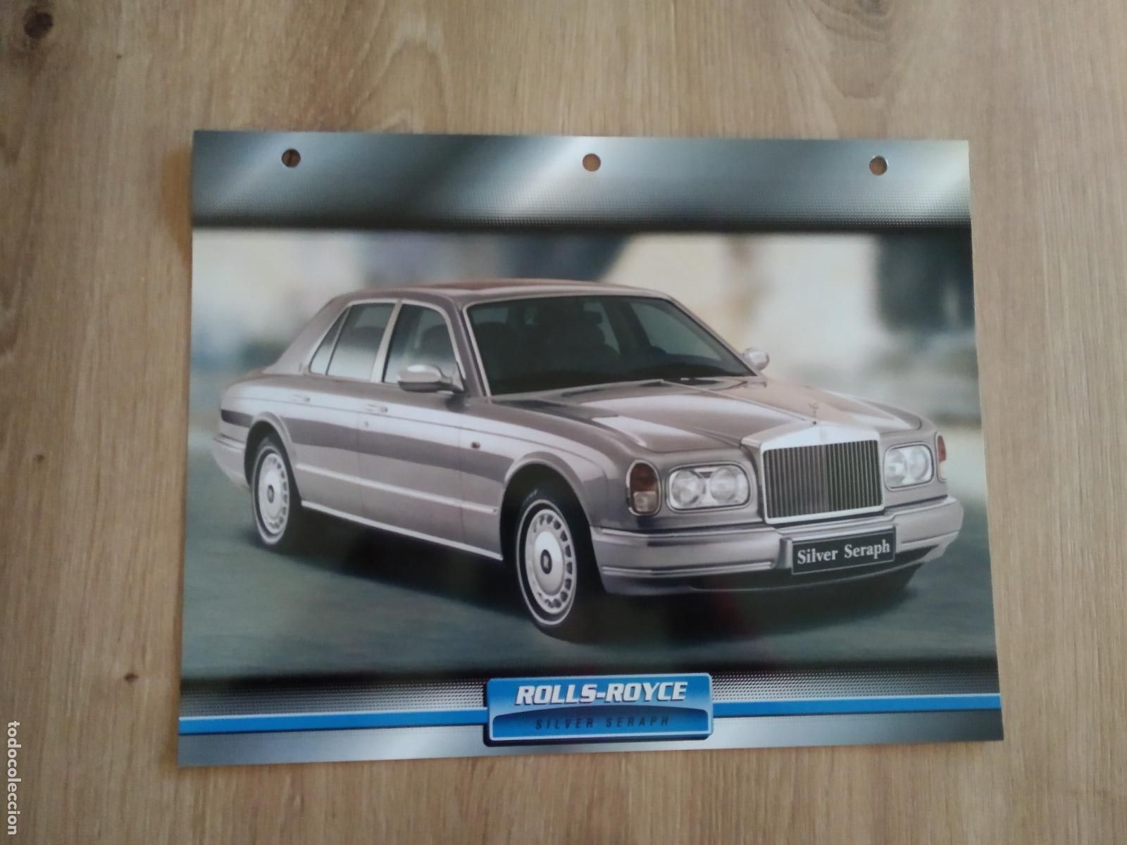 Collezionismo sportivo: LAMINA AUTOMOVILES DE ENSUE&Ntilde;O COLLECTION DE PLANETA DE AGOSTINI ROLLS-ROYCE SILVER SERAPH