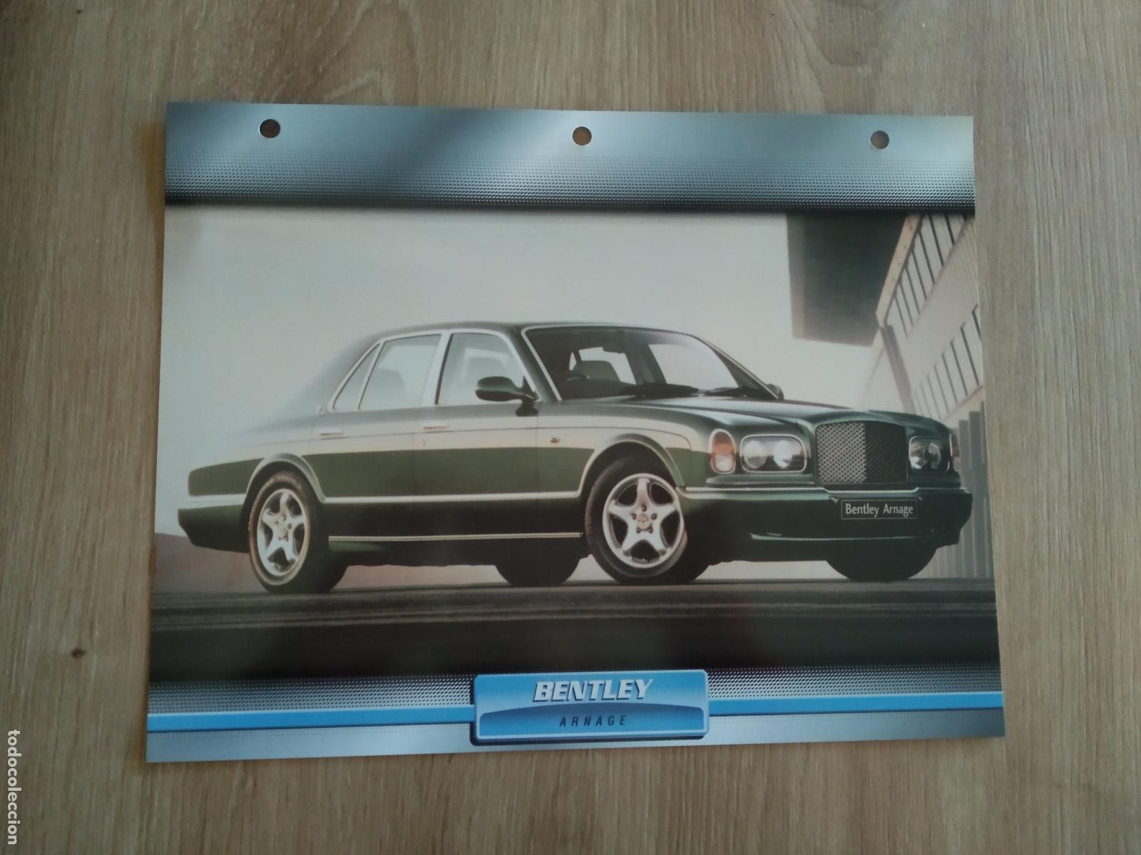 Collezionismo sportivo: LAMINA AUTOMOVILES DE ENSUE&Ntilde;O COLLECTION DE PLANETA DE AGOSTINI BENTLEY ARNAGE