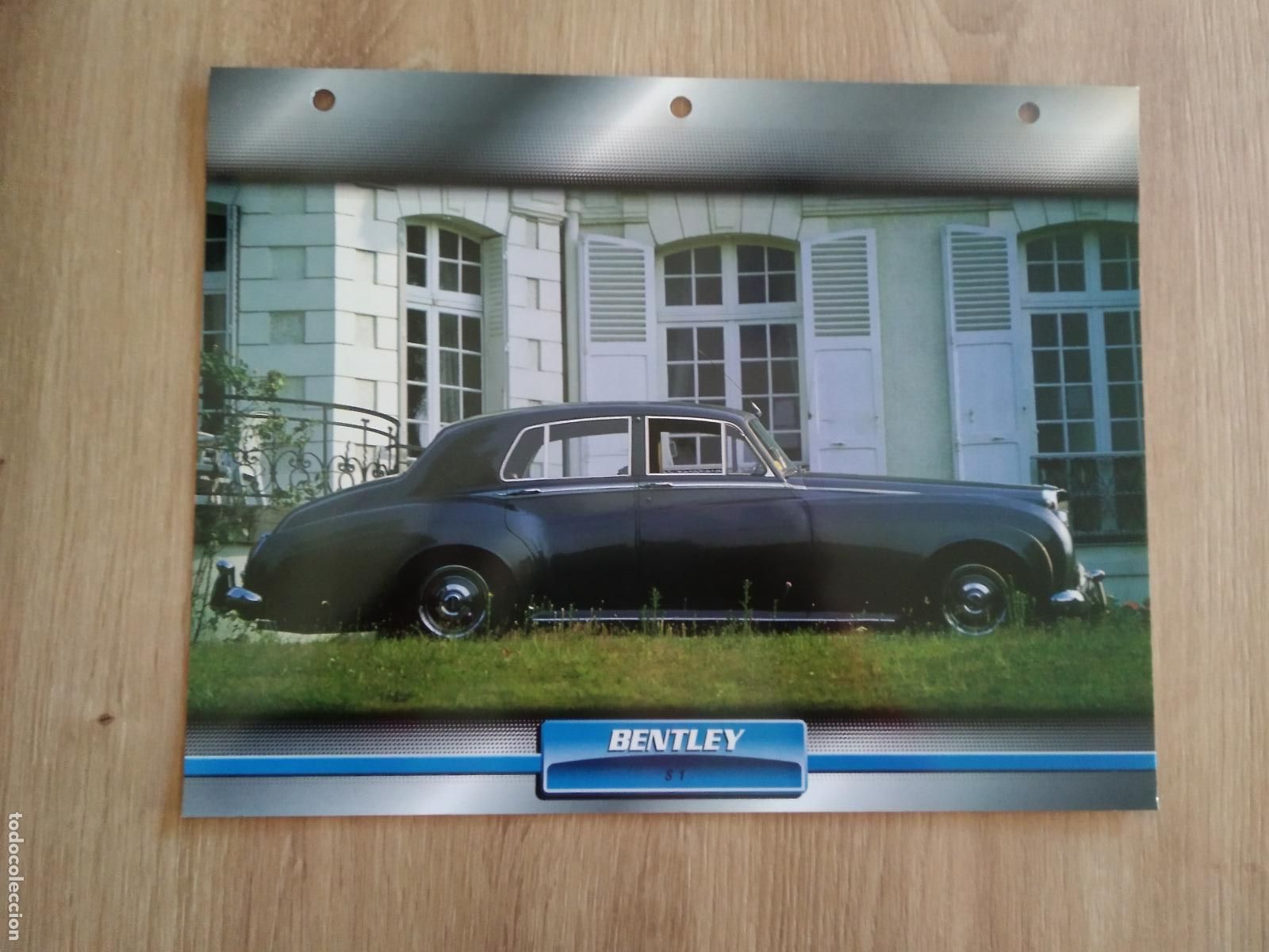 Collezionismo sportivo: LAMINA AUTOMOVILES DE ENSUE&Ntilde;O COLLECTION DE PLANETA DE AGOSTINI BENTLEY S1