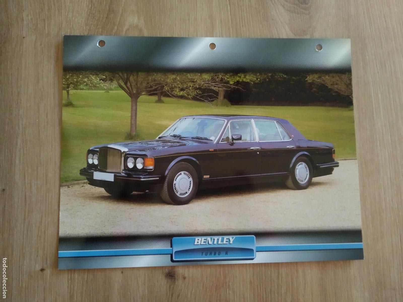 Collezionismo sportivo: LAMINA AUTOMOVILES DE ENSUE&Ntilde;O COLLECTION DE PLANETA DE AGOSTINI BENTLEY TURBO R