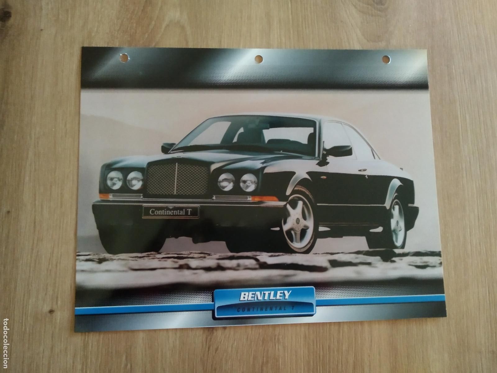 Collezionismo sportivo: LAMINA AUTOMOVILES DE ENSUE&Ntilde;O COLLECTION DE PLANETA DE AGOSTINI BENTLEY CONTINENTAL T