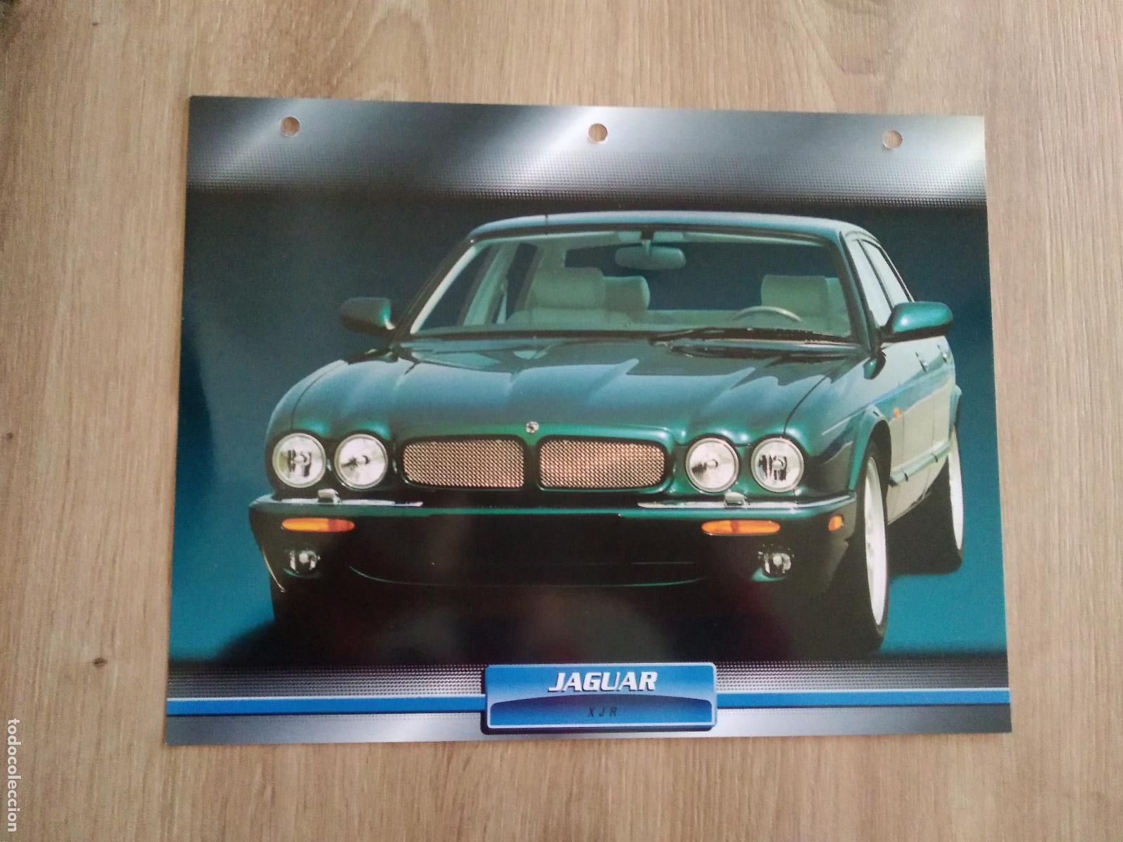 Coleccionismo deportivo: LAMINA AUTOMOVILES DE ENSUE&Ntilde;O COLLECTION DE PLANETA DE AGOSTINI JAGUAR XJR