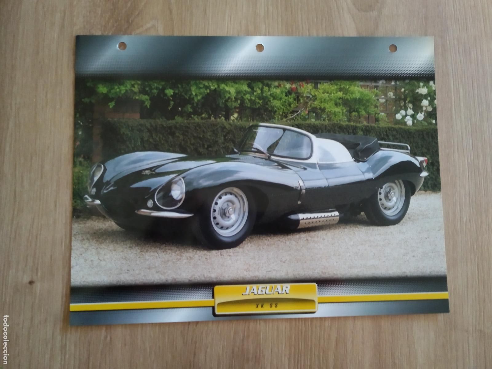 Coleccionismo deportivo: LAMINA AUTOMOVILES DE ENSUE&Ntilde;O COLLECTION DE PLANETA DE AGOSTINI JAGUAR XK SS