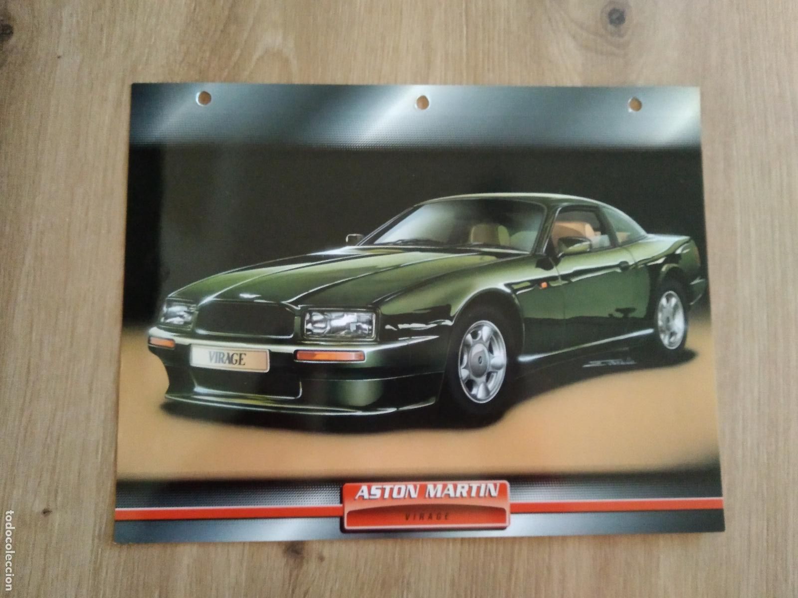 Colecionismo desportivo: LAMINA AUTOMOVILES DE ENSUE&Ntilde;O COLLECTION DE PLANETA DE AGOSTINI ASTON MARTIN VIRAGE