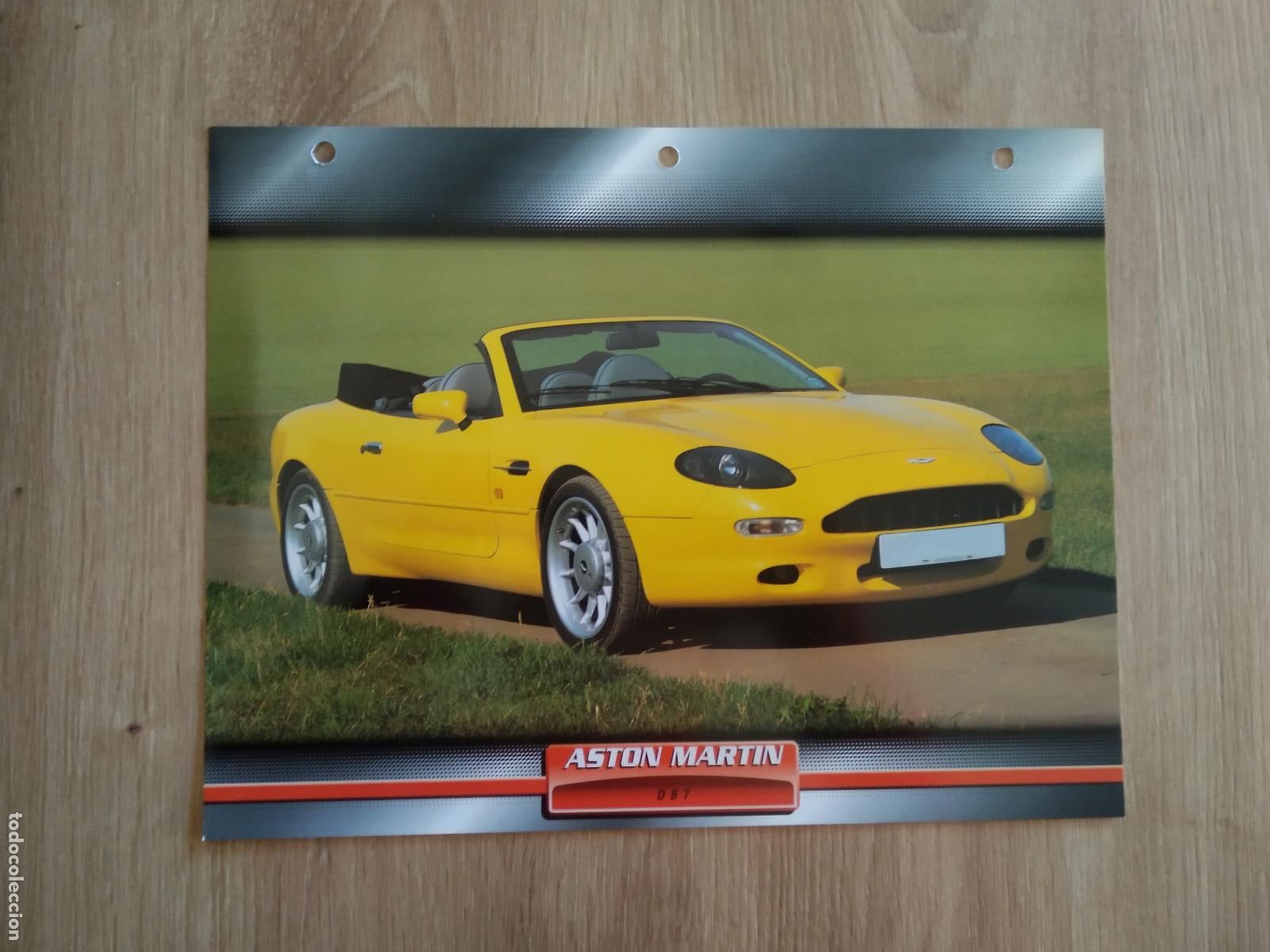 Sports collectibles: LAMINA AUTOMOVILES DE ENSUE&Ntilde;O COLLECTION DE PLANETA DE AGOSTINI ASTON MARTIN DB7