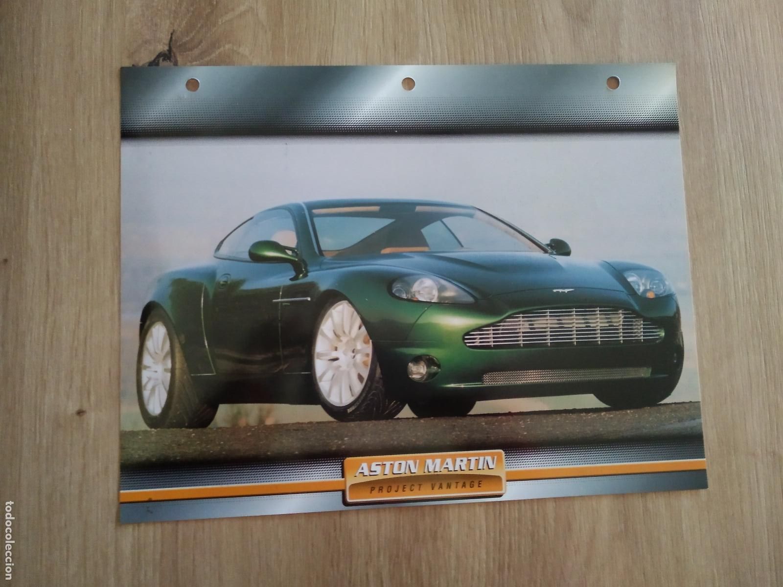 Colecionismo desportivo: LAMINA AUTOMOVILES DE ENSUE&Ntilde;O COLLECTION DE PLANETA DE AGOSTINI ASTON MARTIN PROJECT VANTAGE