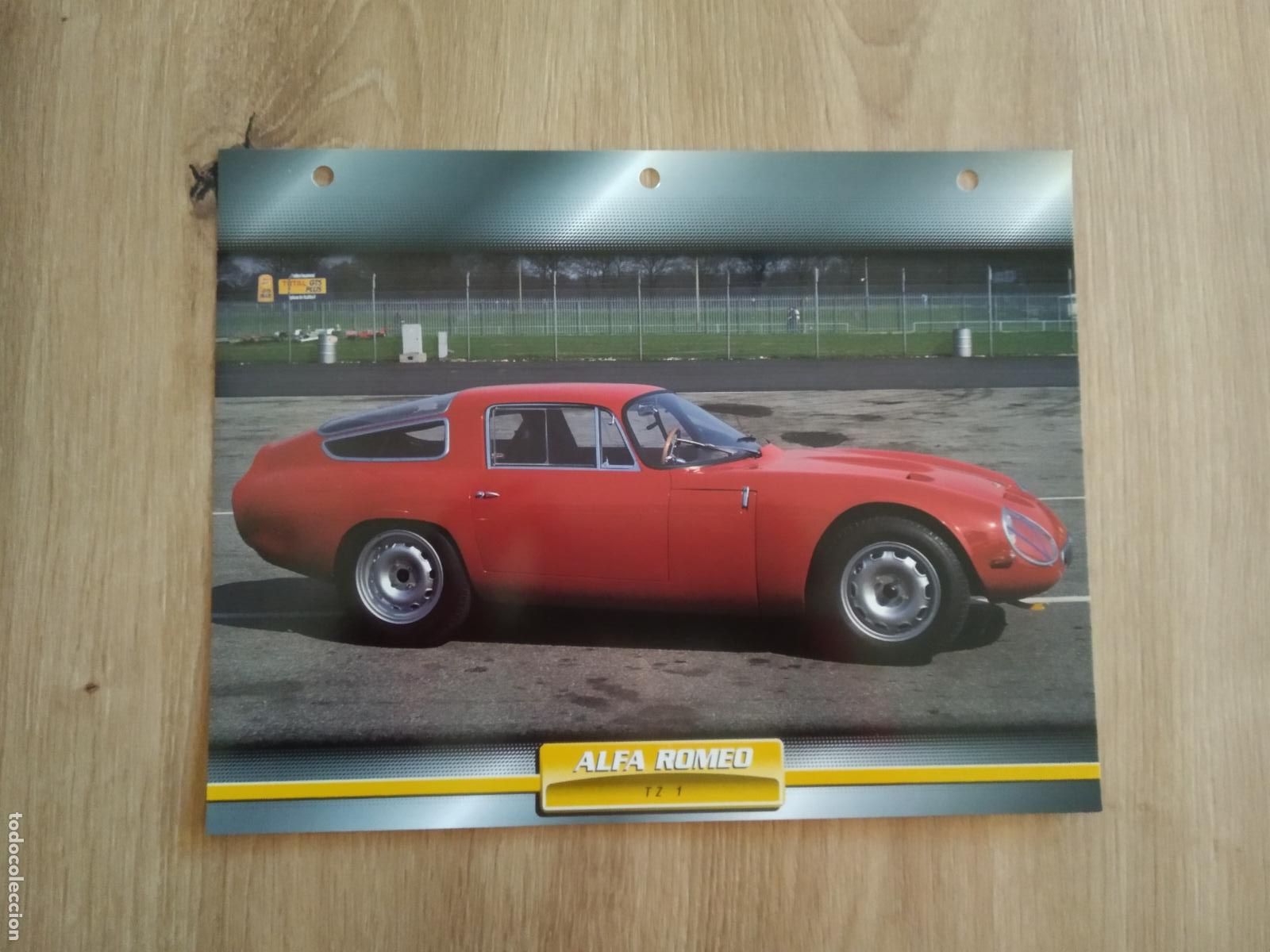 Colecionismo desportivo: LAMINA AUTOMOVILES DE ENSUE&Ntilde;O COLLECTION DE PLANETA DE AGOSTINI ALFA ROMEO TZ 1