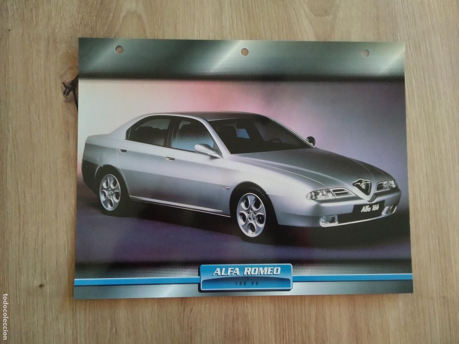 Colecionismo desportivo: LAMINA AUTOMOVILES DE ENSUE&Ntilde;O COLLECTION DE PLANETA DE AGOSTINI ALFA ROMEO 166 V6