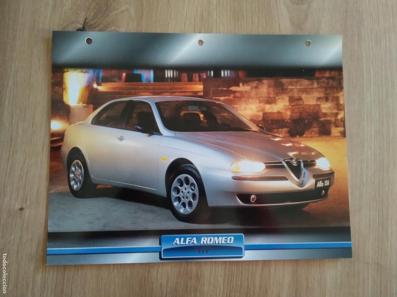 Colecionismo desportivo: LAMINA AUTOMOVILES DE ENSUE&Ntilde;O COLLECTION DE PLANETA DE AGOSTINI ALFA ROMEO 156