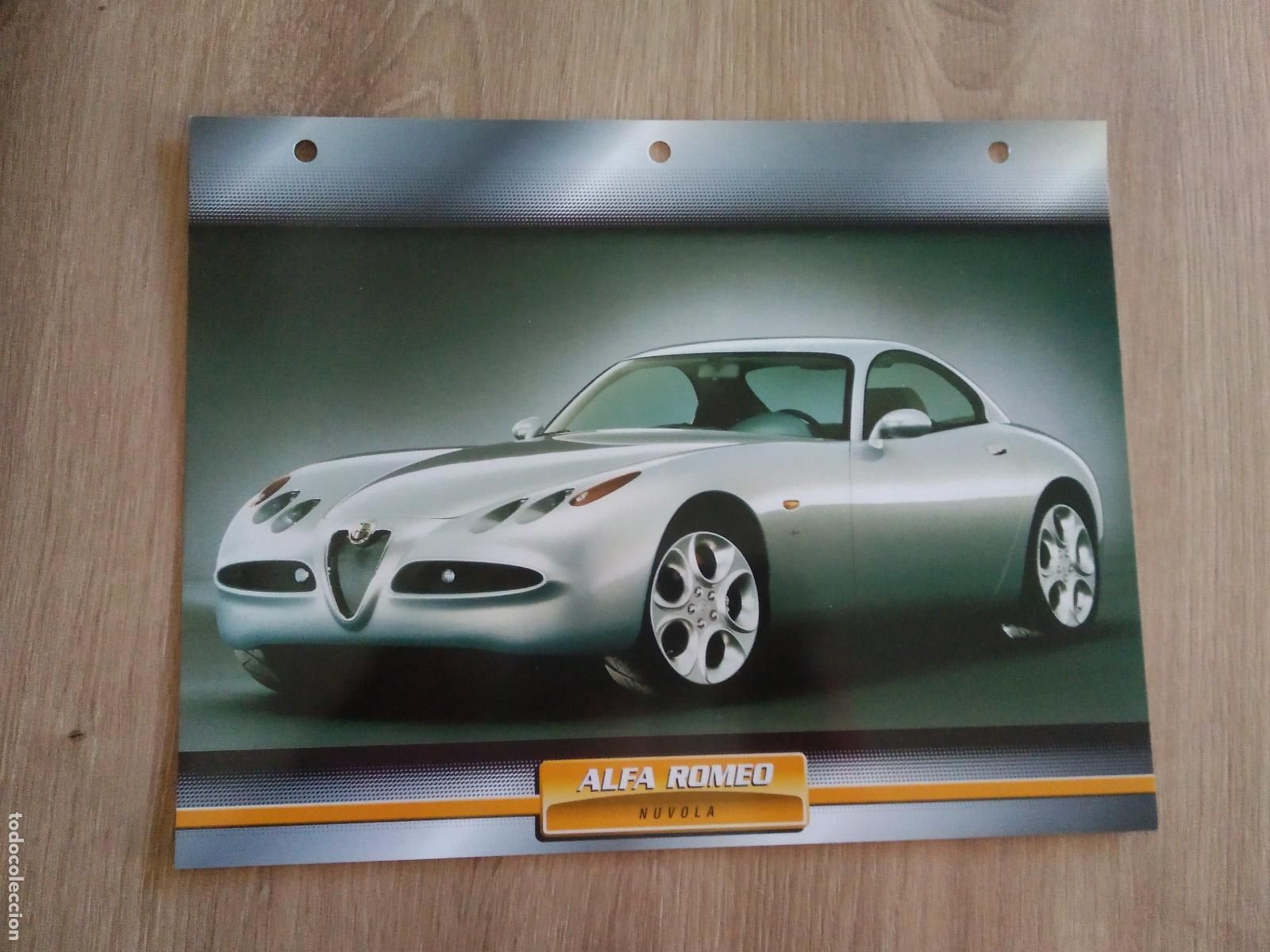 Colecionismo desportivo: LAMINA AUTOMOVILES DE ENSUE&Ntilde;O COLLECTION DE PLANETA DE AGOSTINI ALFA ROMEO NUVOLA