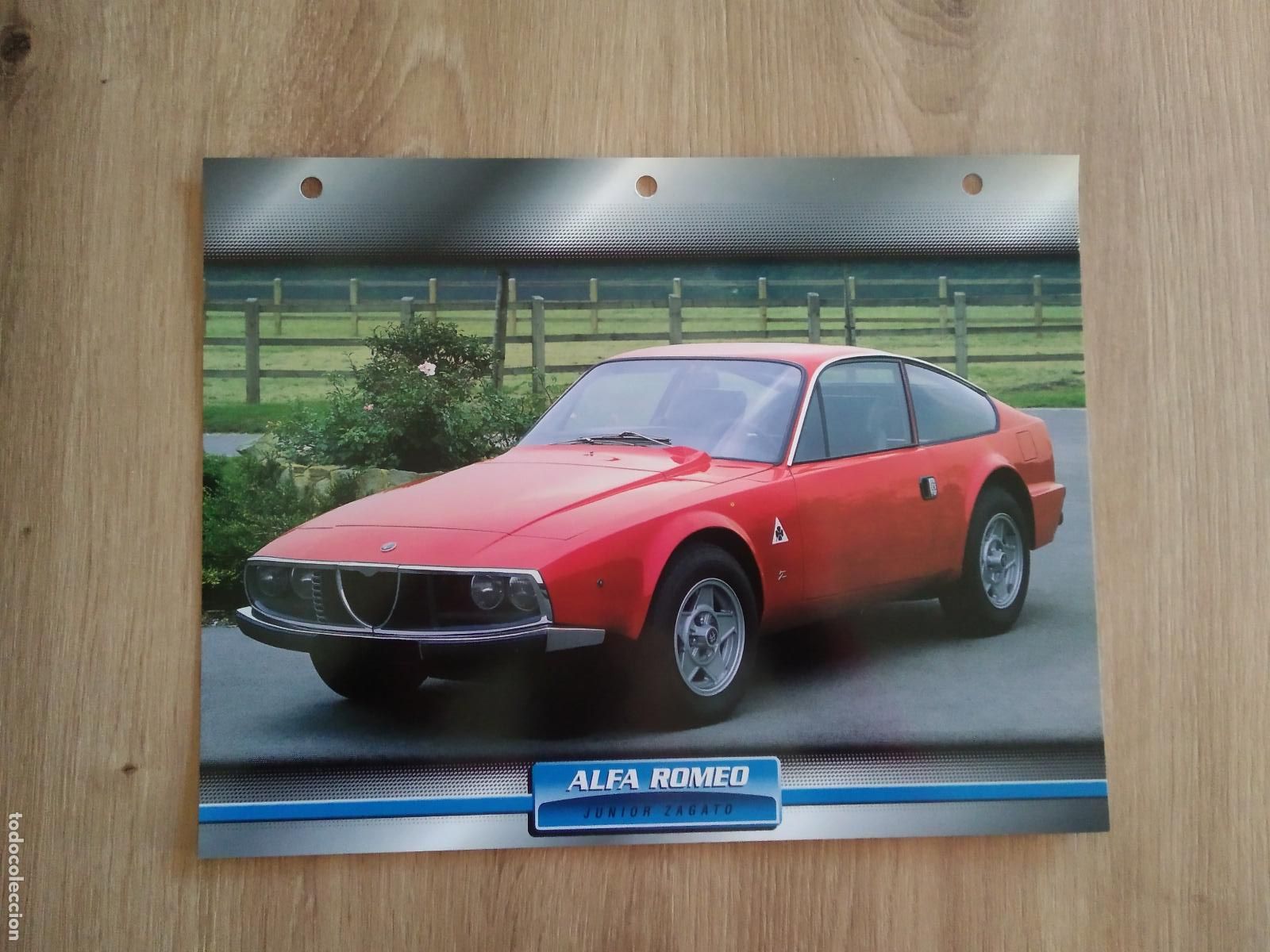 Colecionismo desportivo: LAMINA AUTOMOVILES DE ENSUE&Ntilde;O COLLECTION DE PLANETA DE AGOSTINI ALFA ROMEO JUNIOR ZAGATO
