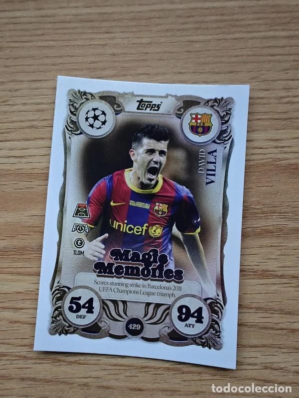 Colecionismo desportivo: Villa 429 Match Attax 25 26 Magic Memories Barcelona 2025 2026