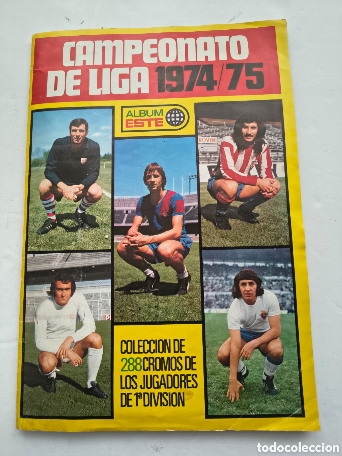 Coleccionismo deportivo: &Aacute;lbum Liga 1974-1975 ediciones Este.