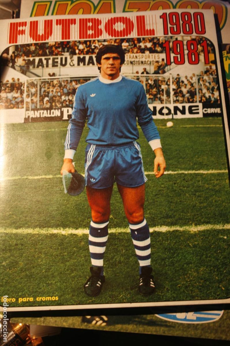 Sports collectibles: ALBUM cromos FUTBOL 1980 1981 FHER original faltan 8 cromos