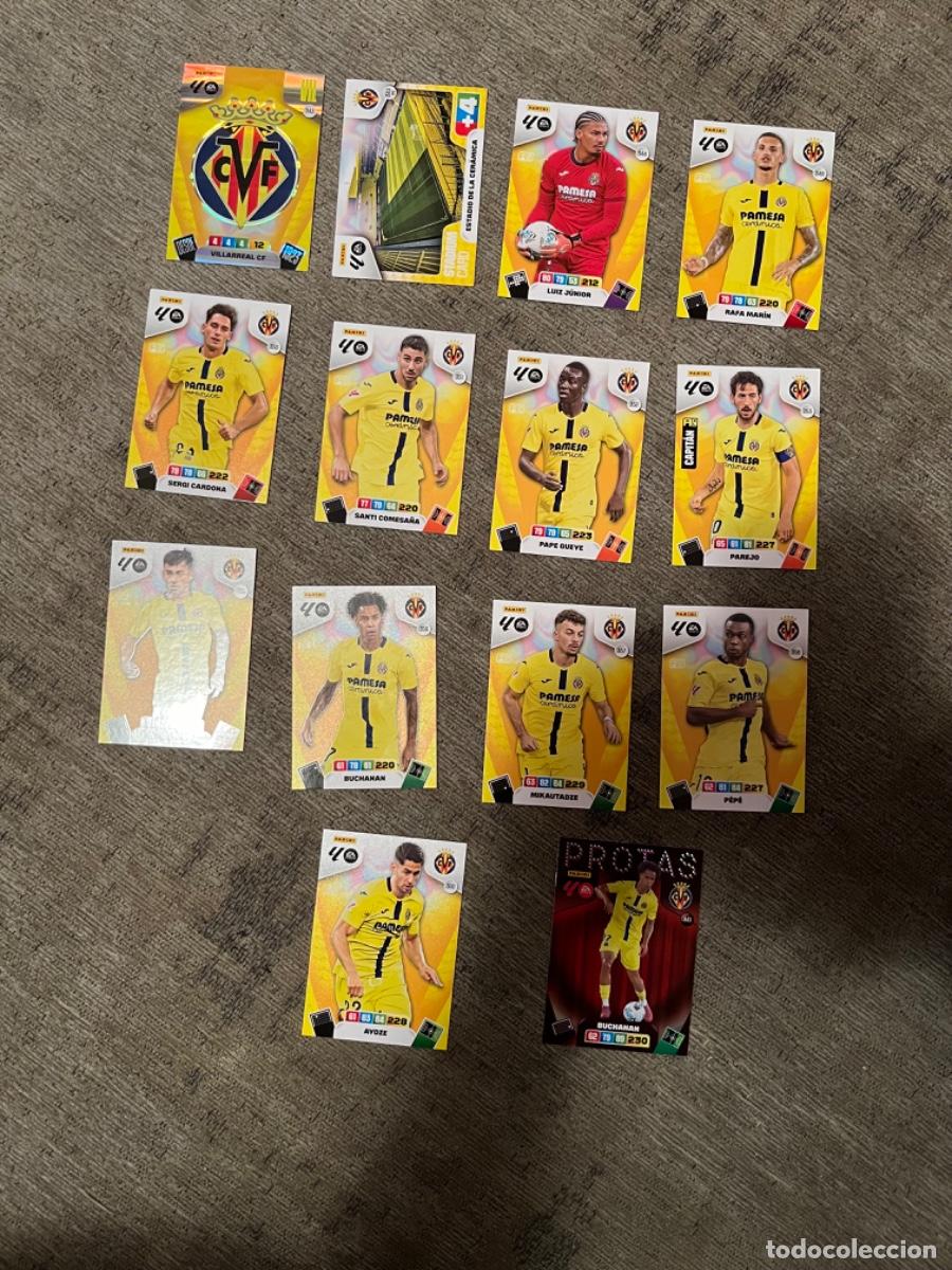 Collezionismo sportivo: 14 fichas Villarreal adrenalyn 2025-2026