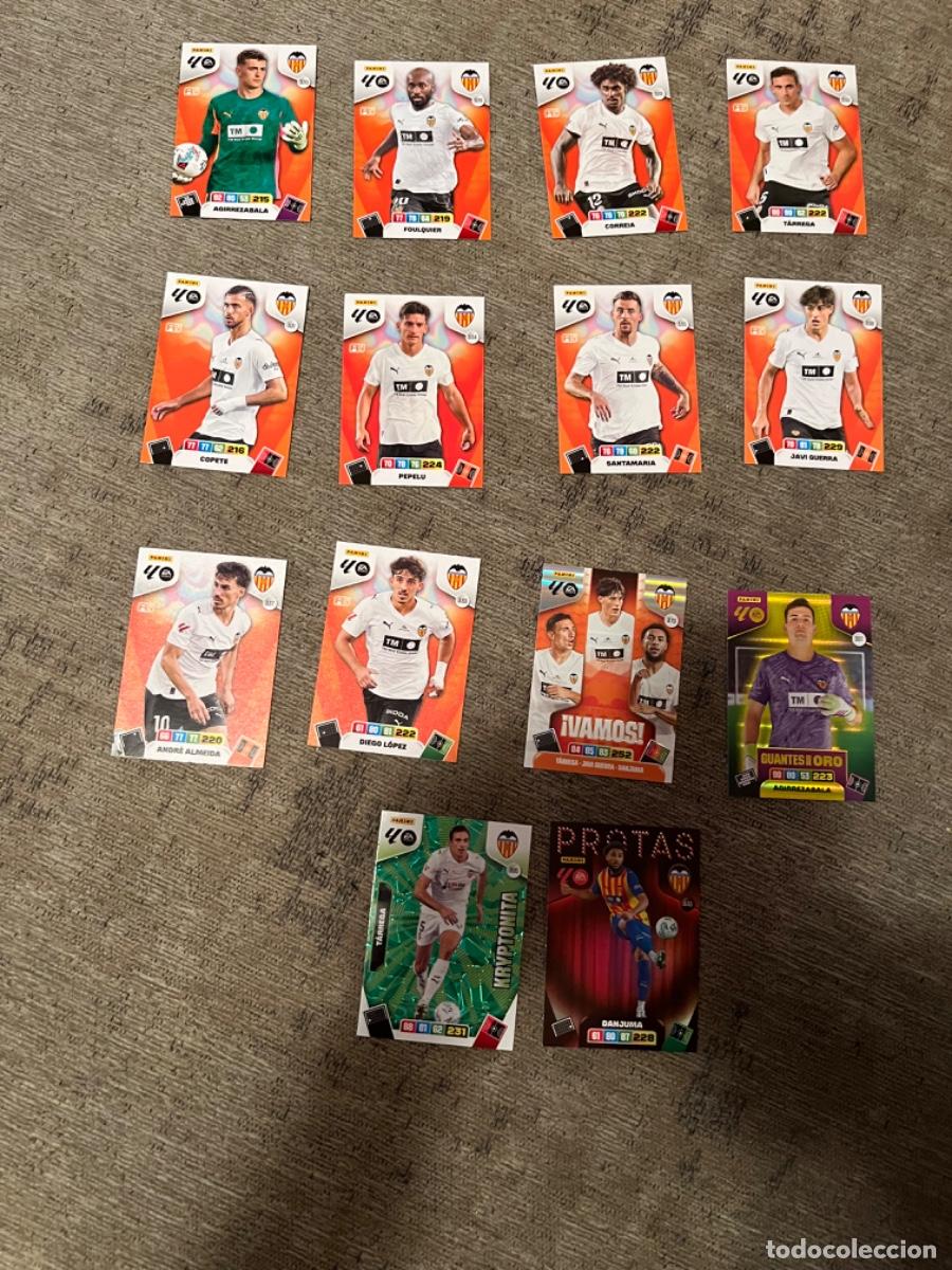 Collezionismo sportivo: 14 fichas Valencia adrenalyn 2025-2026