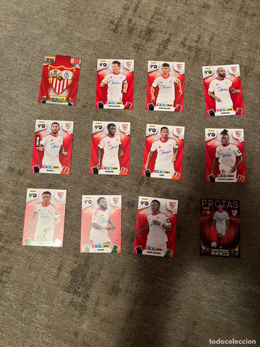 Collezionismo sportivo: 12 fichas Sevilla adrenalyn 2025-2026