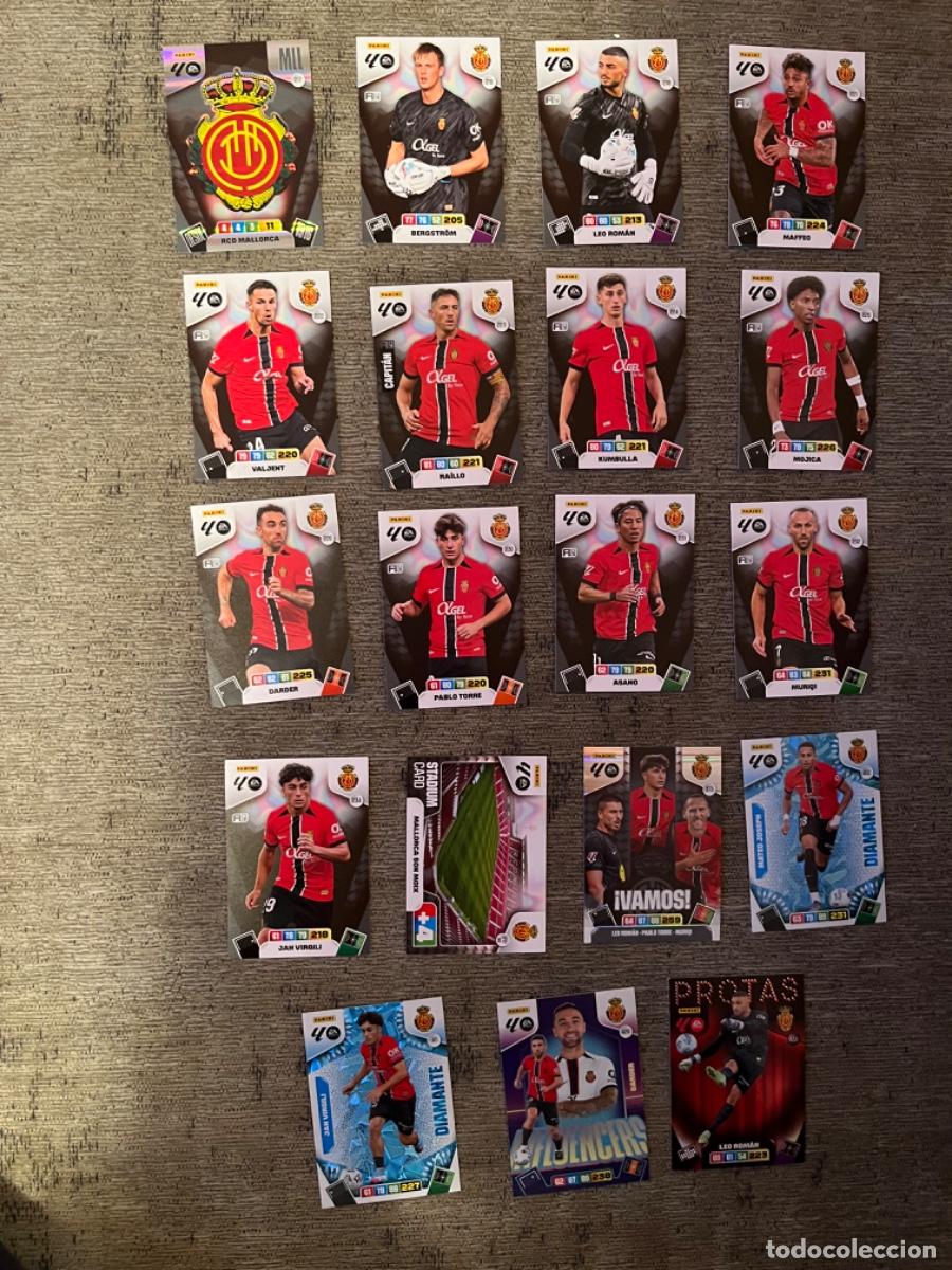 Colecionismo desportivo: 19 fichas Mallorca adrenalyn 2025-2026