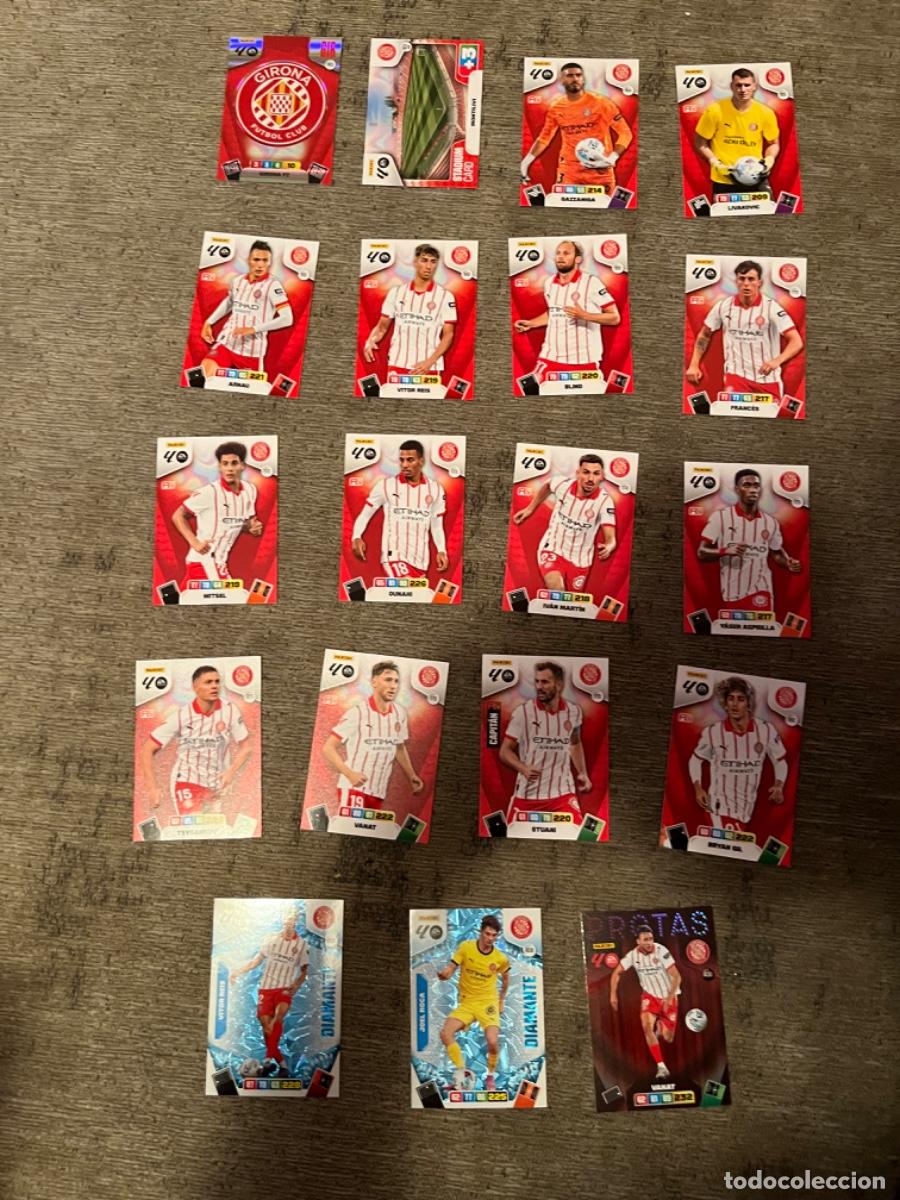 Colecionismo desportivo: 19 fichas Girona adrenalyn 2025-2026