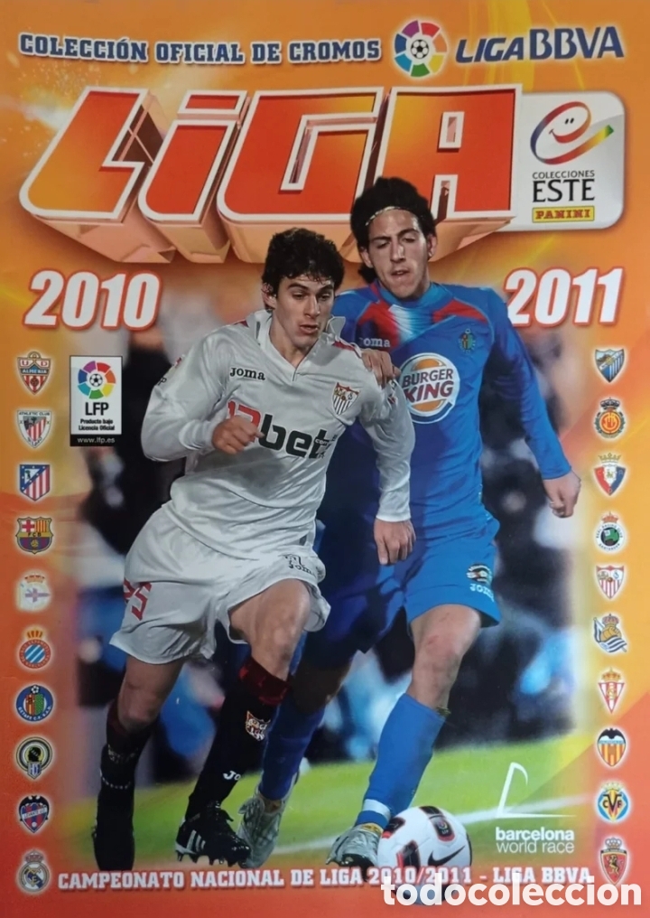 Collectionnisme sportif: &Aacute;lbum de cromos Liga BBVA 2010-2011