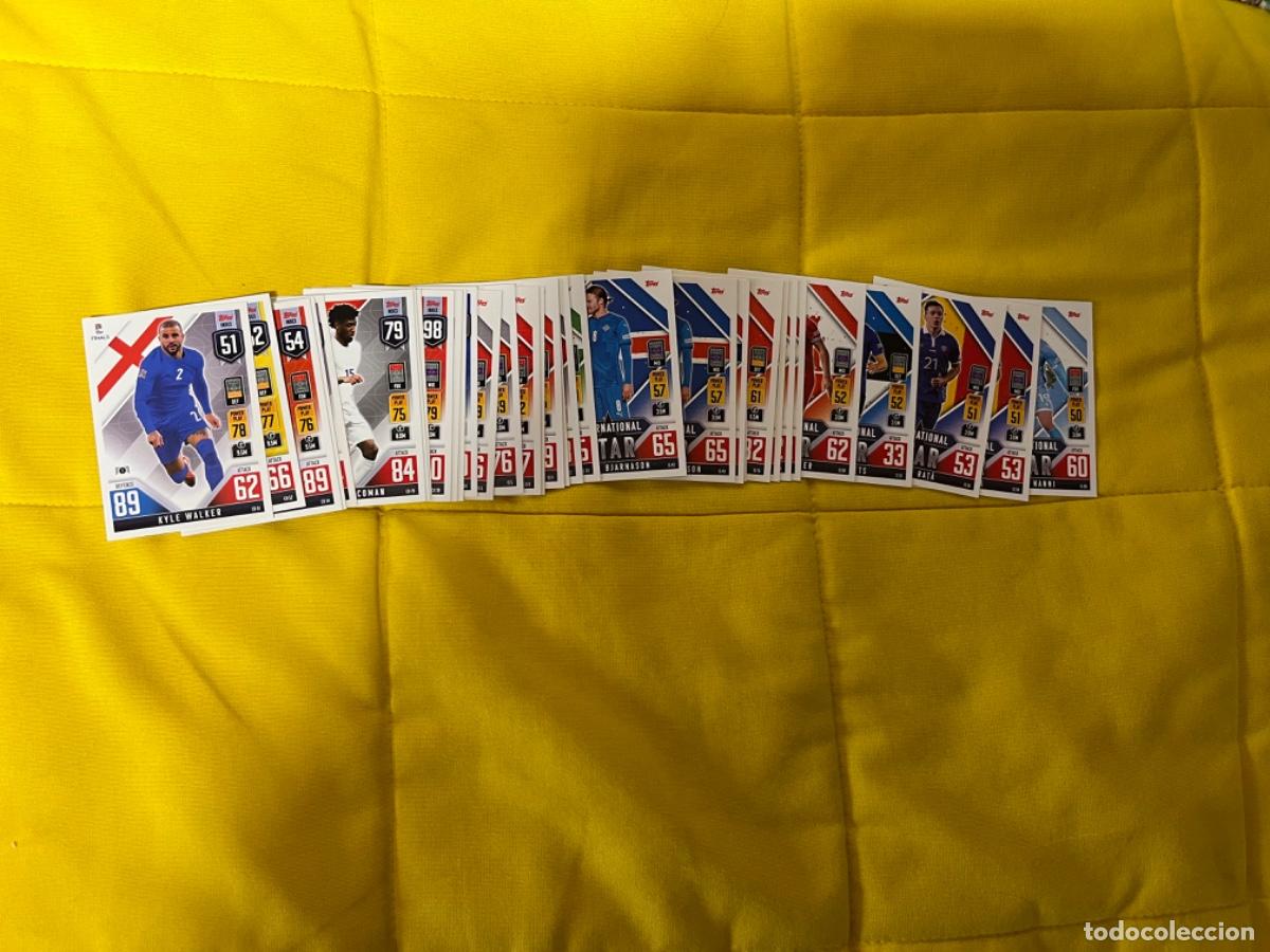 Collectionnisme sportif: 33 fichas match attax 101 the Road to uefa nations league finals 2022 ( hay alguno repetido)