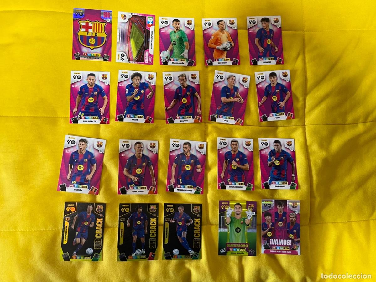 Collezionismo sportivo: 20 fichas f&uacute;tbol club Barcelona adrenalyn 25-26
