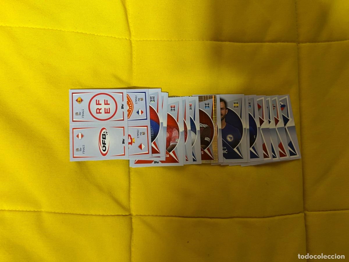 Sports collectibles: 22 cromos stickers topps the road to uefa nations league 2021-2022 finals