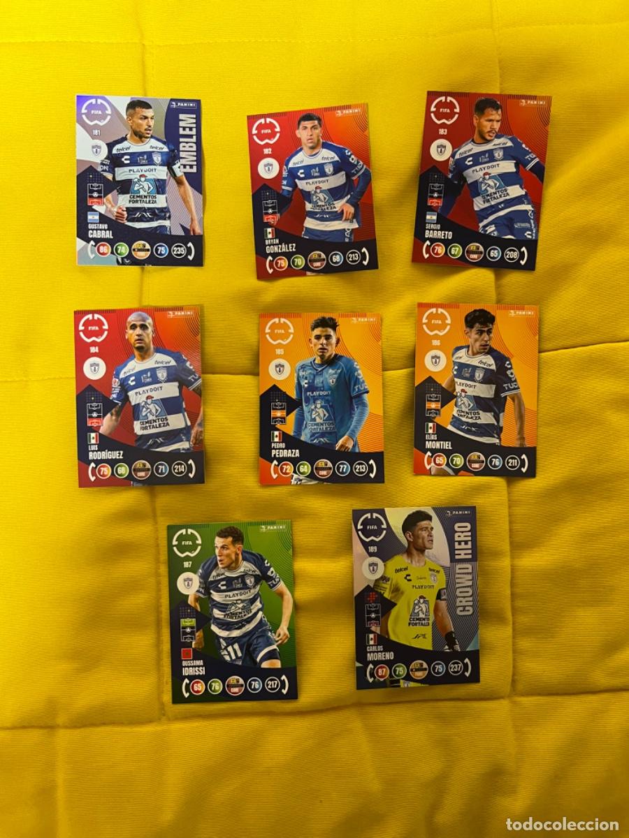 Sports collectibles: 8 fichas pachuca adrenalyn world cup club 2025