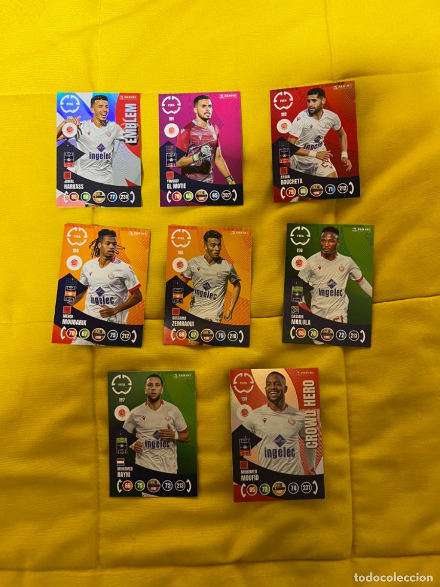 Sports collectibles: 8 fichas wydad AC adrenalyn world cup club 2025