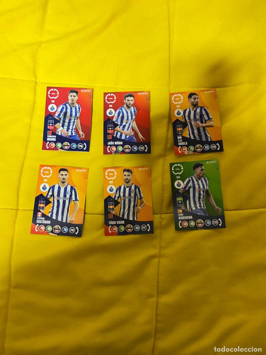 Sports collectibles: 6 fichas oporto adrenalyn world cup club 2025