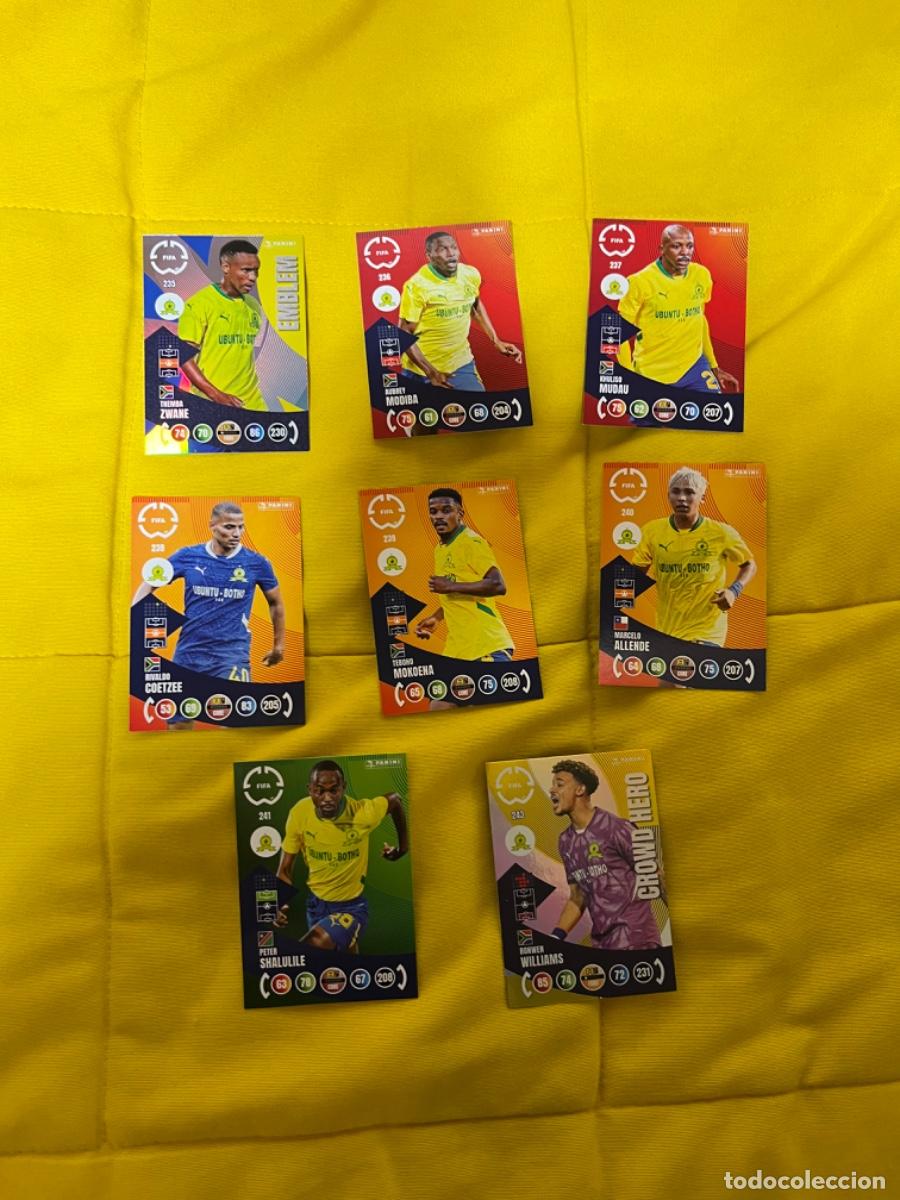 Sports collectibles: 8 fichas mermelodi sundowns adrenalyn world cup club 2025