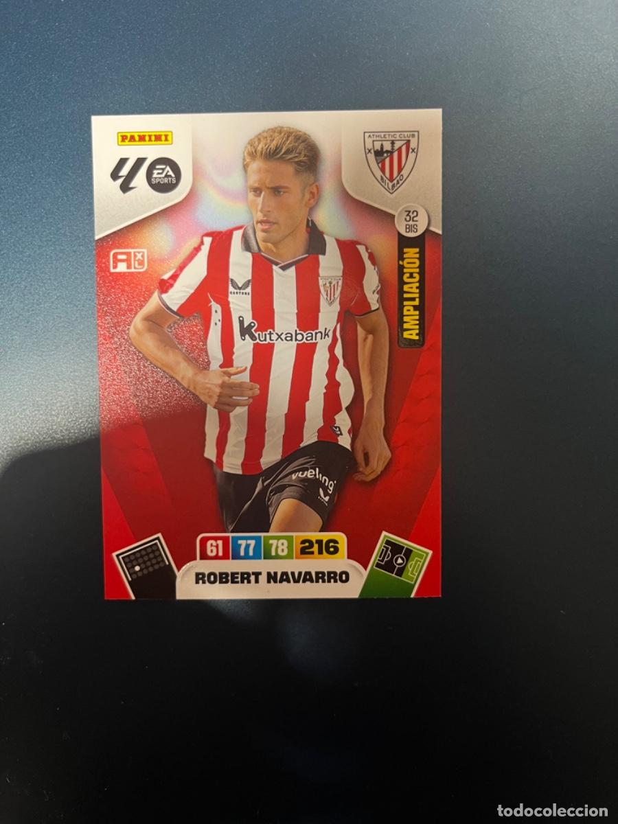 Collezionismo sportivo: 32bis robert navarro athletic Bilbao ampliacion (sobre premium oro) adrenalyn 25-26