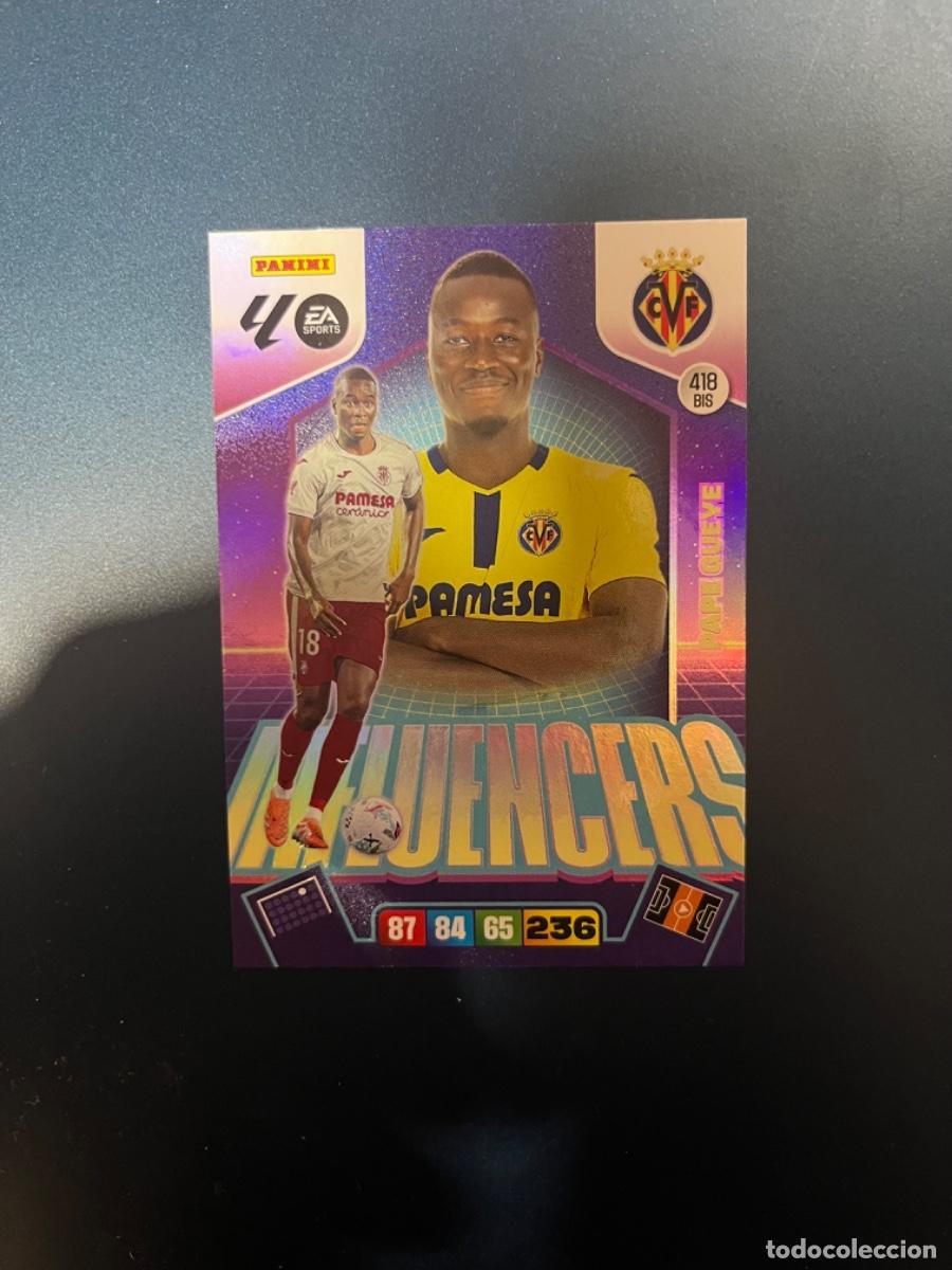 Collezionismo sportivo: 418bis pape gueye villarreal influencers (sobre premium oro) adrenalyn 25-26
