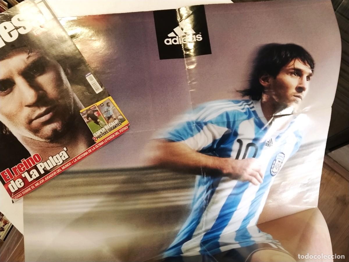 Sammelleidenschaft Sport: MESSI - EXTRA LEO MESSI - FUTBOLISTA LIFE - REVISTA DE FUTBOL CON POSTER - FC BARCELONA(V-27.768)