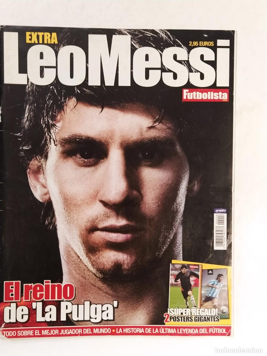 Coleccionismo deportivo: MESSI - EXTRA LEO MESSI - FUTBOLISTA LIFE - REVISTA DE FUTBOL CON POSTER - FC BARCELONA(V-27.768)