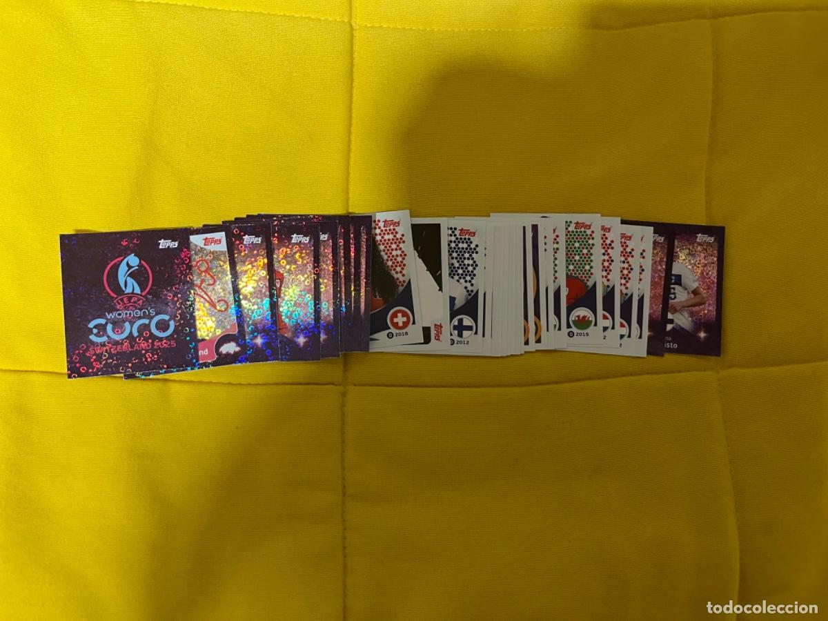 Collezionismo sportivo: 30 cromos topps Eurocopa femenina 2025 (hay repetidos)
