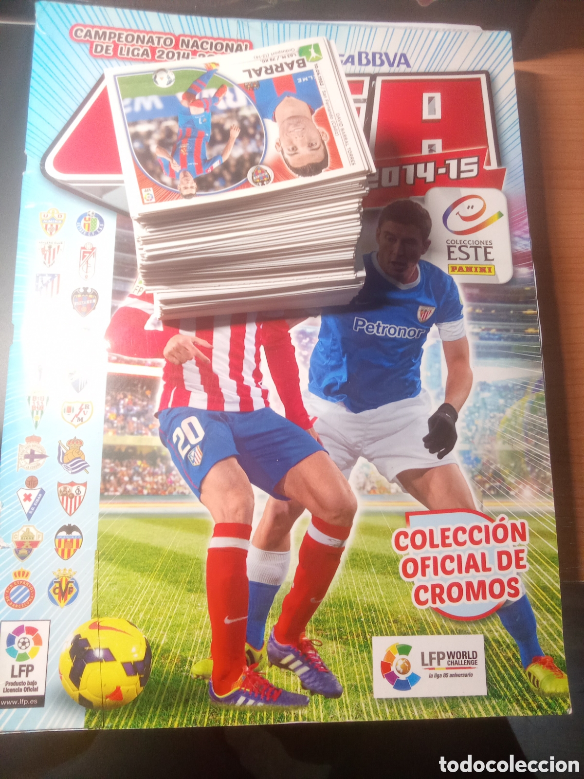 Coleccionismo deportivo: Album liga 2014/15 ediciones este 477 cromos+ 240 cromos