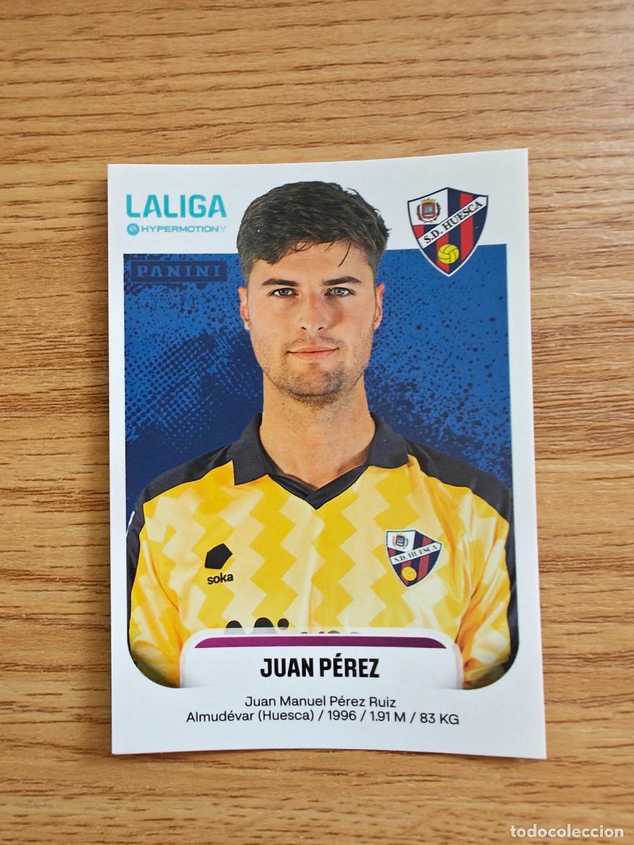 Sports collectibles: 233 Juan P&eacute;rez Liga Hypermotion 24 25 Huesca 2024 2025