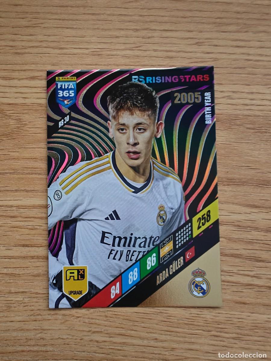 Coleccionismo deportivo: Arda Guler 30 Adrenalyn XL FIFA 365 23 24 Rising Stars Rookie Real Madrid 2023 2024