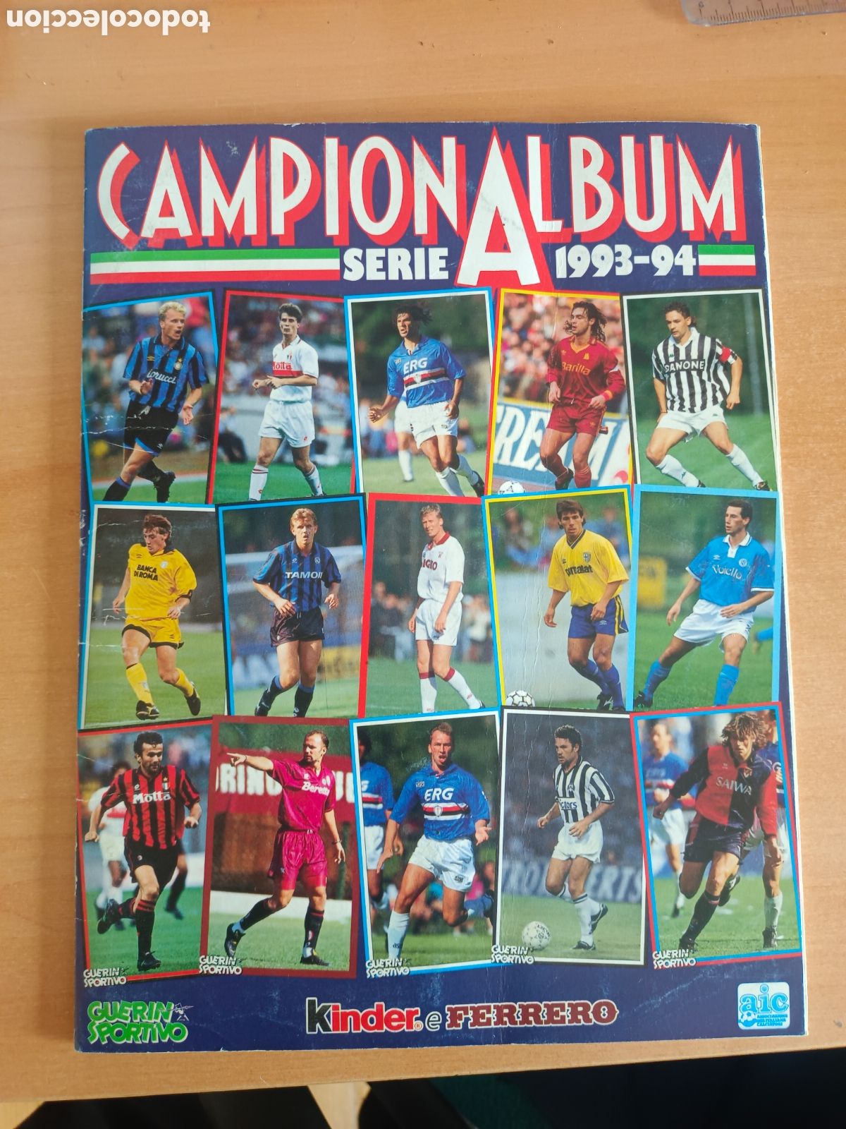 Collezionismo sportivo: ALBUM LIGA ITALIANA 1.993-1994. FALTAN 33 CROMOS. EXCELENTE ESTADO. ED. KINDER FERRERO.