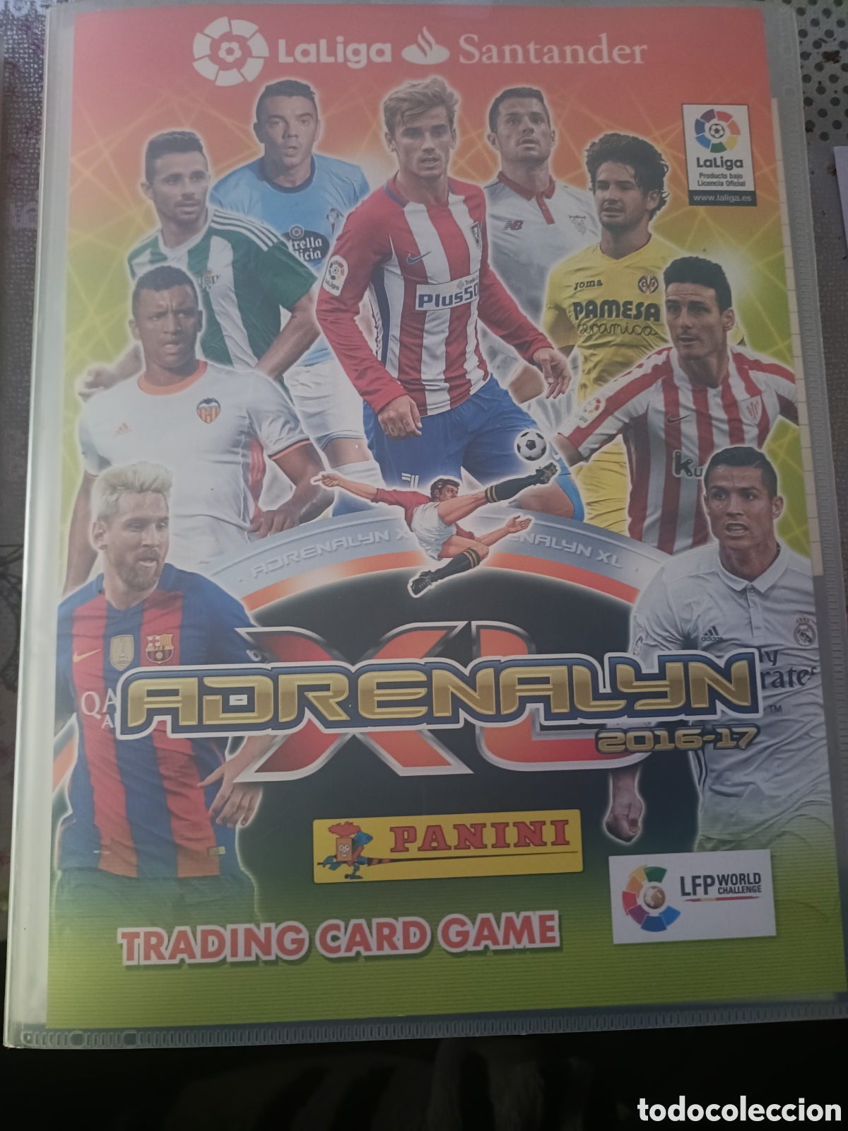 Colecionismo desportivo: ADRENALYN 16 17 Archivador con 557 fichas sin repetir