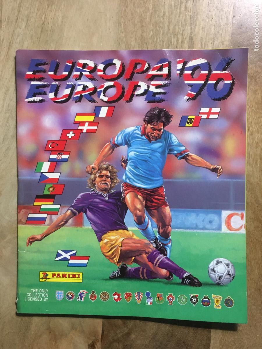 Collectionnisme sportif: europa 96 eurocopa panini album cromos vacio plancha