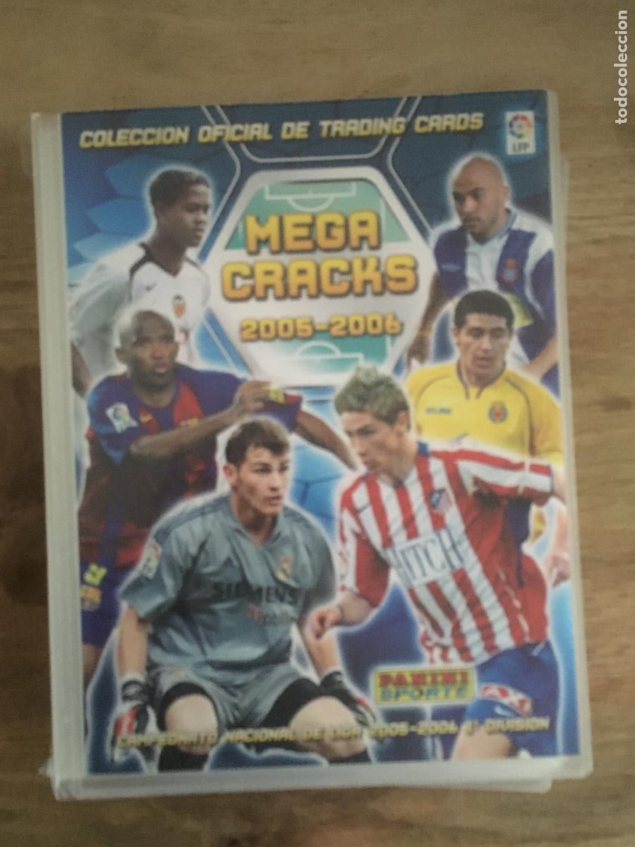 Collectionnisme sportif: megacracks mega cracks 2005 2006 05 06 album de cromos incompleto con 459 cromos