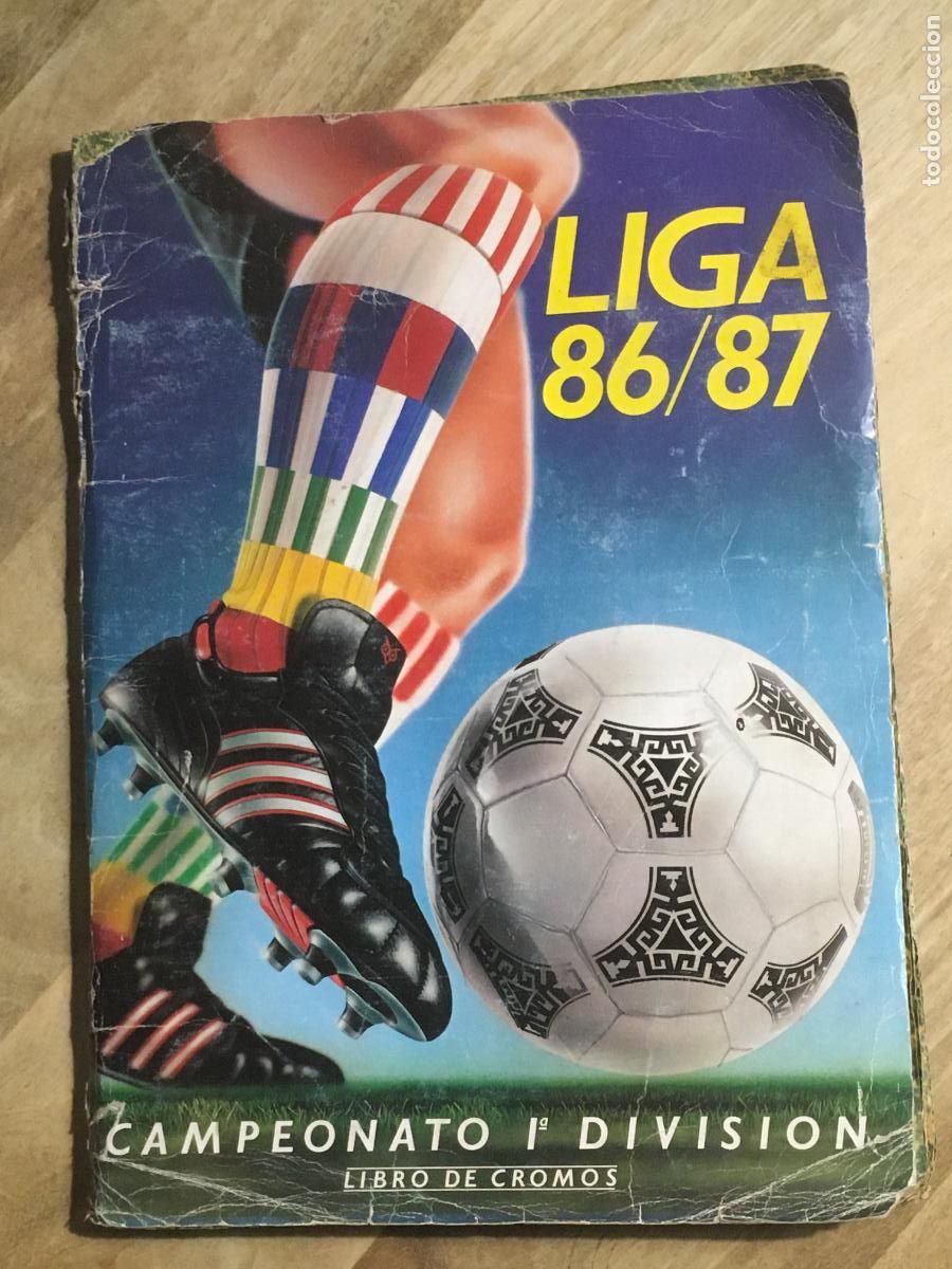 Coleccionismo deportivo: liga 86 86 1986 1987 ediciones este album de cromos incompleto con muchos cromos