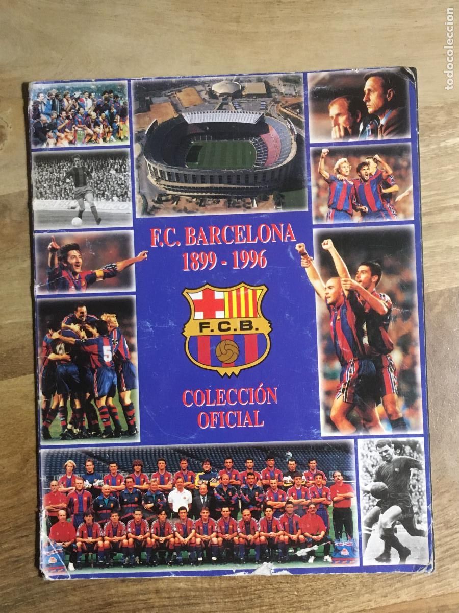 Sammelleidenschaft Sport: futbol club barcelona 1899 1996 album de cromos incompleto perfecto estado