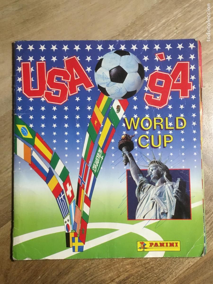Coleccionismo deportivo: usa 94 mundial futbol panini album de cromos incompleto