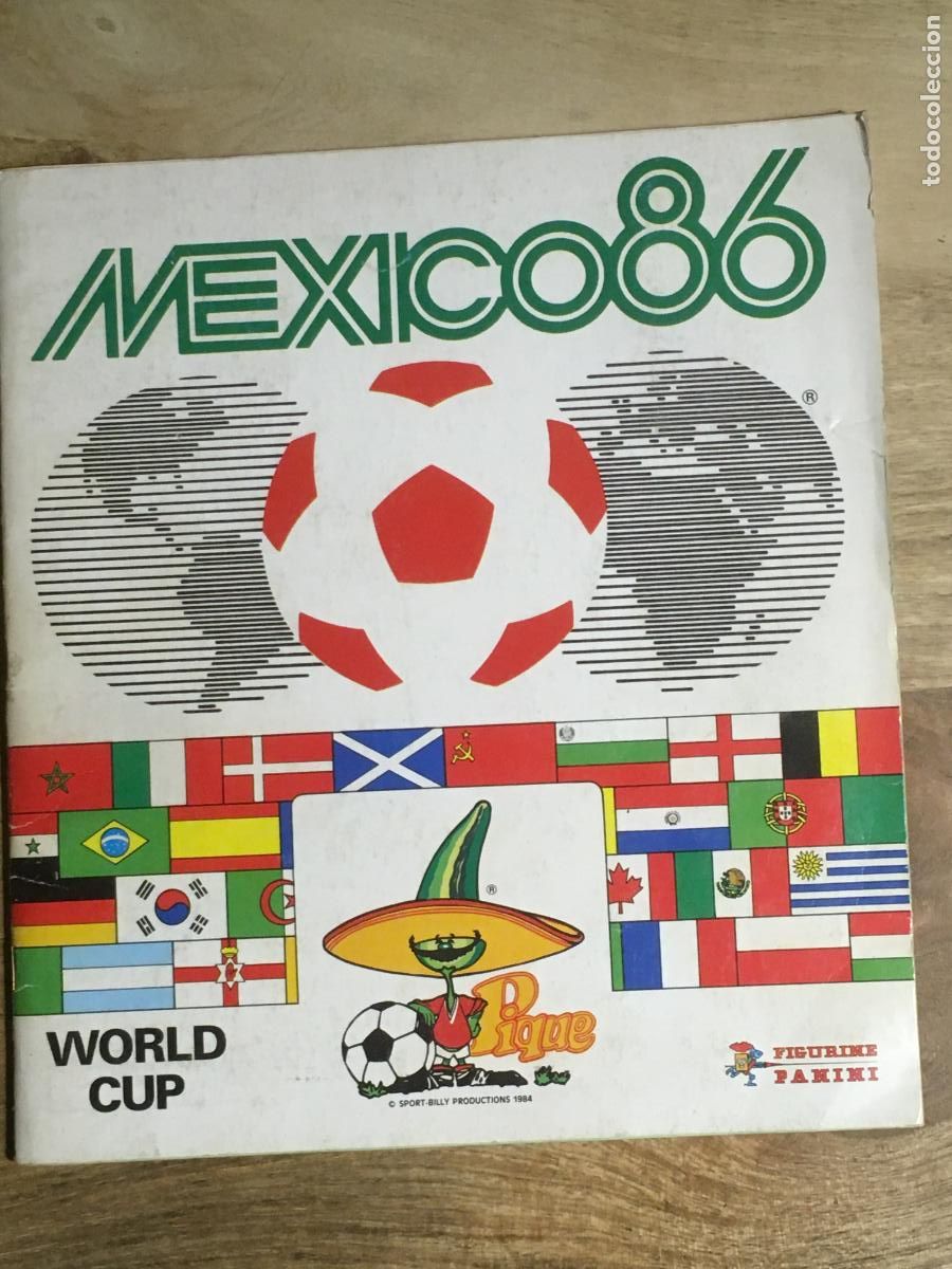 Coleccionismo deportivo: mexico 86 mundial futbol panini album de cromos incompleto muy buen estado maradona