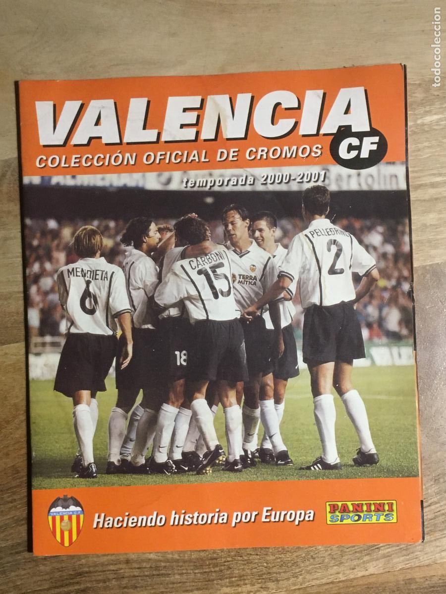 Collezionismo sportivo: valencia coleccion oficila cromos 2000 2001 album de cromos vacio