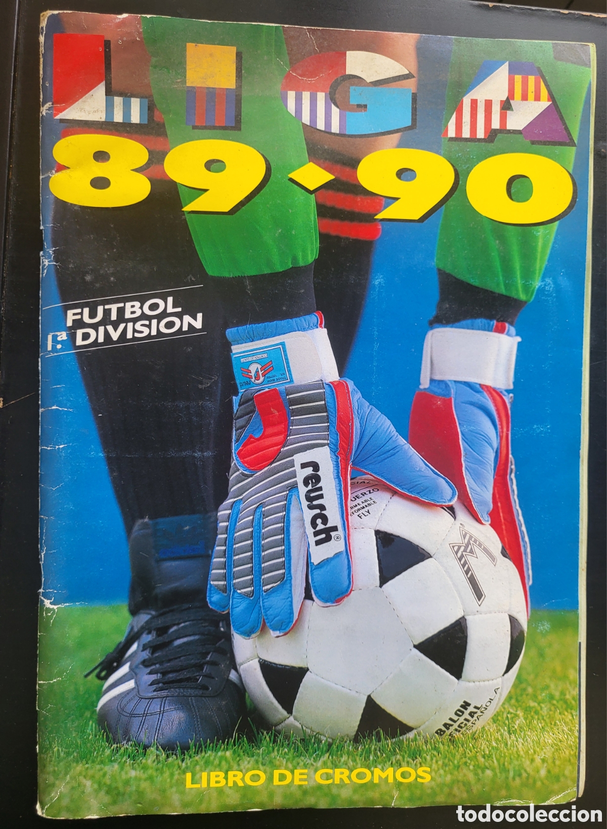 Sports collectibles: &Aacute;LBUM CROMOS F&Uacute;TBOL ESTE VAC&Iacute;O 89-90 1&ordf; DIVISI&Oacute;N 1989-1990