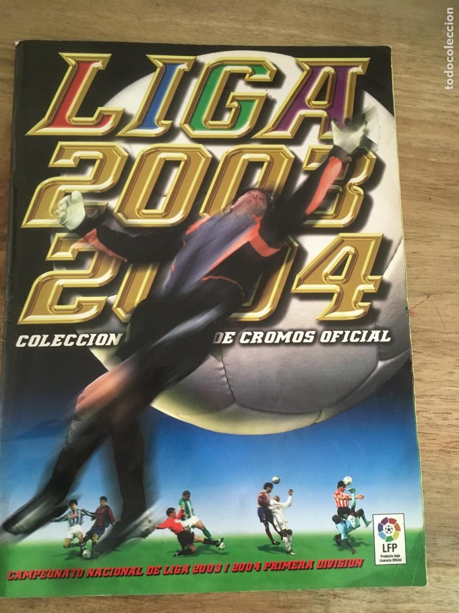 Coleccionismo deportivo: liga 2003 2004 03 04 ediciones este album de cromos incompleto con muchos cromos y dobles